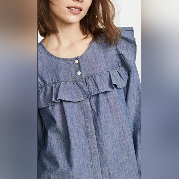 Madewell chambray blouse - Picture 2 of 6